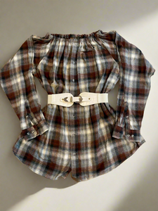 Rodeo Roping Flannel Dress