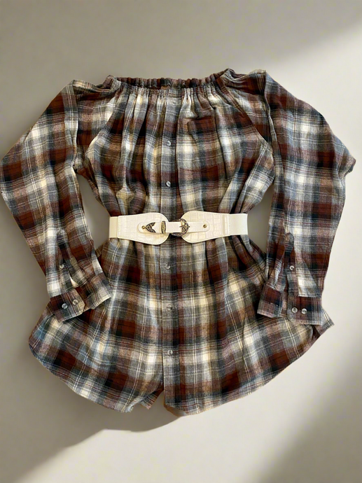 Rodeo Roping Flannel Dress