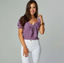 Load image into Gallery viewer, Country Fields Smocked Top (S-L)