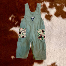 Load image into Gallery viewer, Forest Friends Overalls 6mo