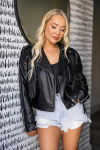 Hearts on Fire Faux Leather Jacket (S-L)