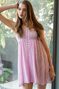 Lavender Haze Sheer Dress (S-L)