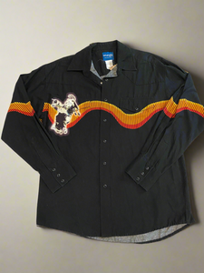 Broncing Bull Vintage Pearl Snap (L)