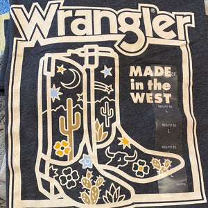 Boots Were Made for Walking Wrangler Tee (S, M, L)