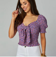 Load image into Gallery viewer, Country Fields Smocked Top (S-L)