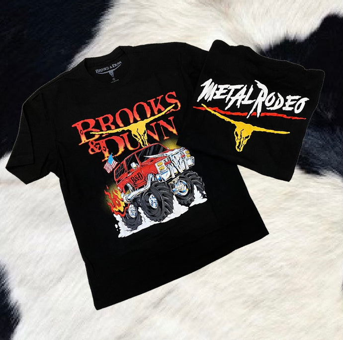 Brooks & Dunn Metal Rodeo (S & M) Only $9.60 with 70% off