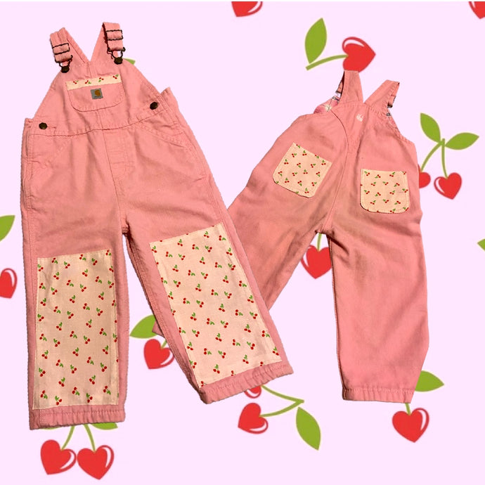 Cherry Pie Overalls (2T)