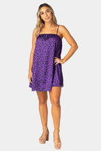 Load image into Gallery viewer, Purple Haze Mini Swing Dress