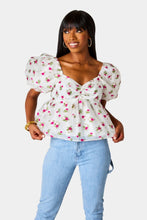 Load image into Gallery viewer, Glam Girl Peplum Top (S-L)