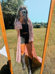 The Posh Pink Duster (XS-L)