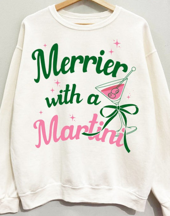 Merry Martini Crewneck (S-XL)