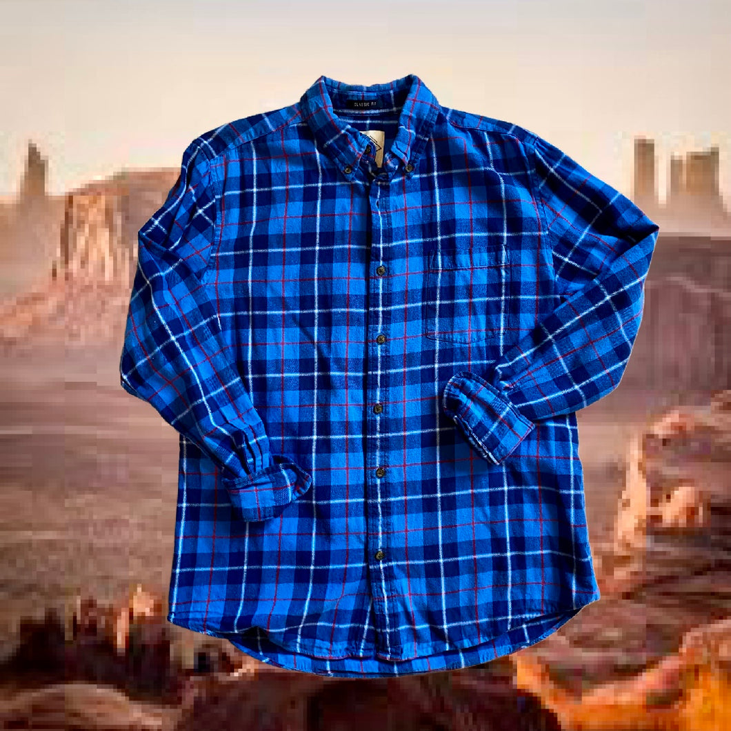 Night Moves Flannel (M) Only $9.00 with 70% off