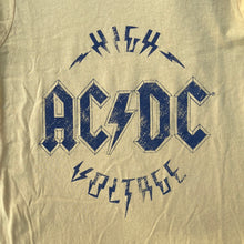 Load image into Gallery viewer, High Voltage Gold AC/DC tee