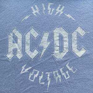 AC/DC High Voltage Blue Tee