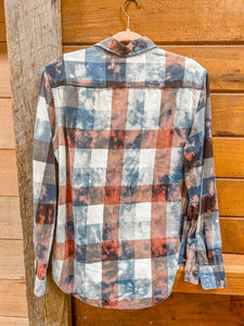 Summer Skies Flannel (M) Only $9.00 with 70% off