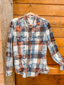Summer Skies Flannel (M) Only $9.00 with 70% off