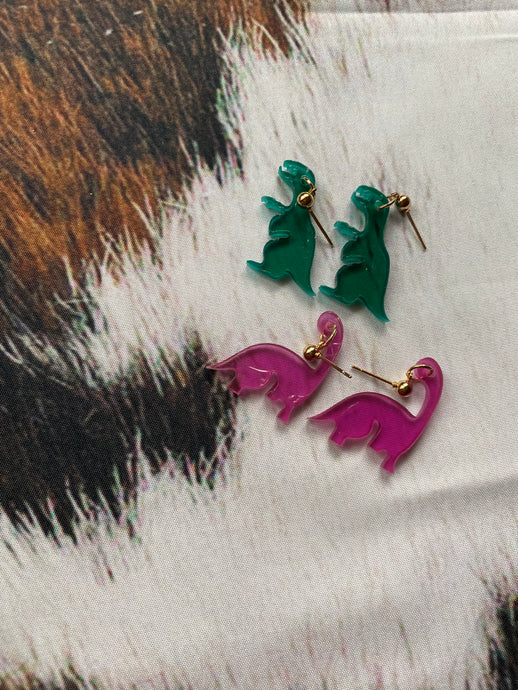 T Rex Earrings Only $.90 with 70% off