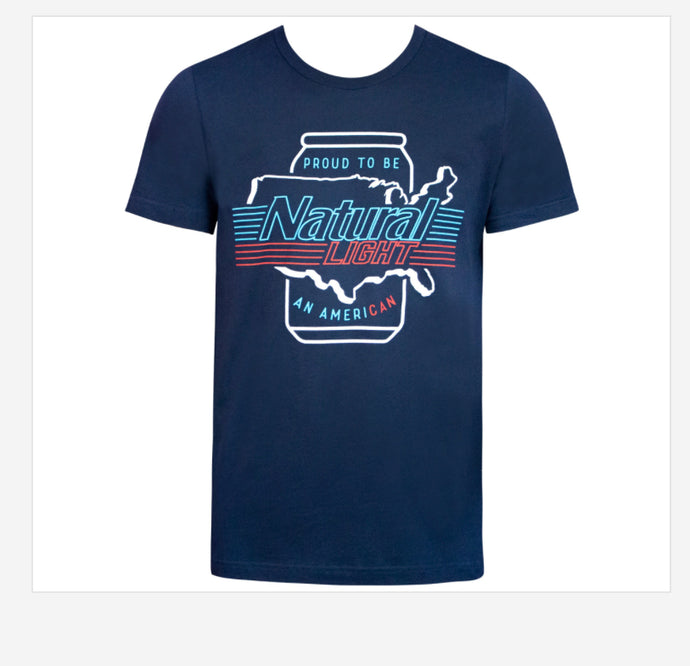 Natty Light Ameri-Can Tee (S) Only $8.70 with 70% off
